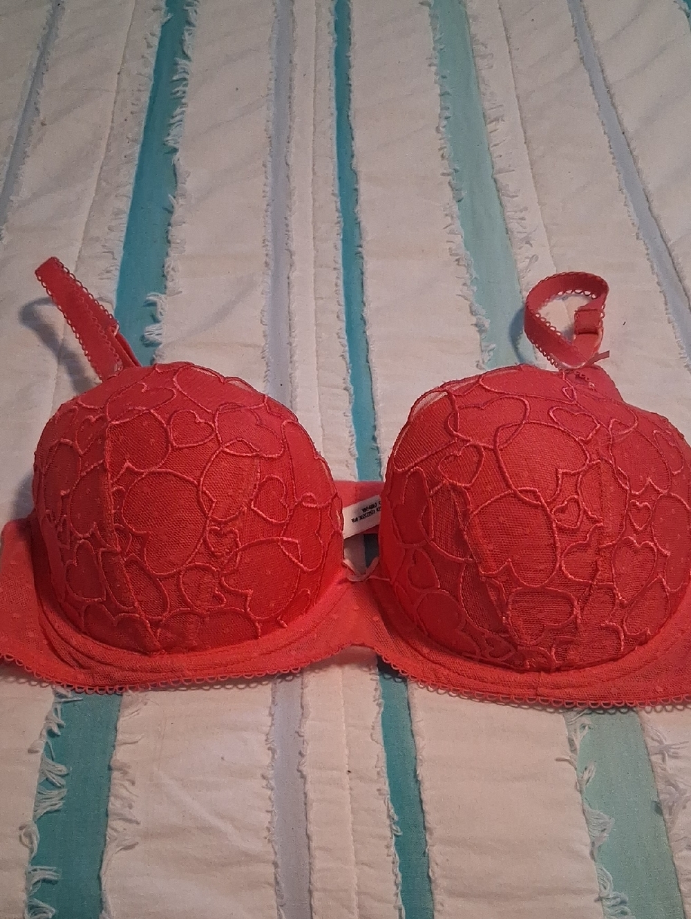 Victoria Secret/ Pink.  Lace Molded Bra -